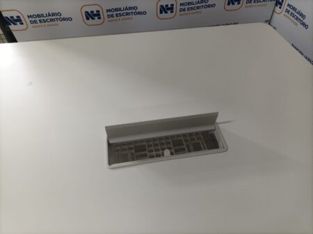 MESAS DE REUNIÃO E/OU DE TRABALHO QUADRADAS 1400x1400 - ML BRANCO / BRANCO - Image 3