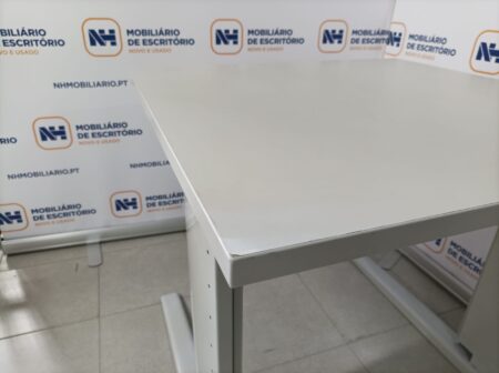 SECRETÁRIA / MESA DE APOIO DE ESCRITÓRIO 800x800 - ML CINZA / CINZA - Image 6