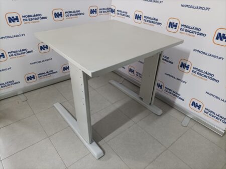 SECRETÁRIA / MESA DE APOIO DE ESCRITÓRIO 800x800 - ML CINZA / CINZA - Image 4