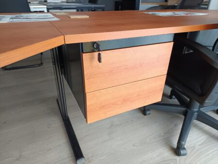 Linha ECO 2 GAVETAS - ML Cerejeira / Preto