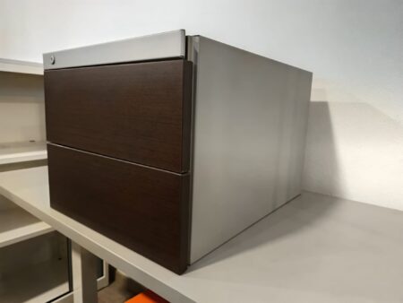 Linha ECO 2 GAVETAS - ML Wenguê / Alumínio - Image 2