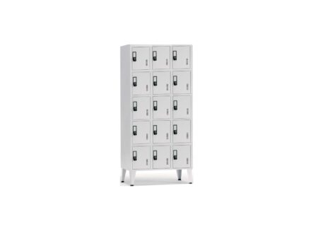 Cacifos Metálicos 15 Portas - Cinza