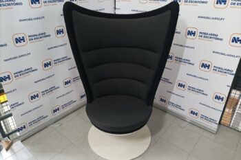 POLTRONAS ID "ACTIU - BADMINTON" - TECIDO PRETO / BRANCO