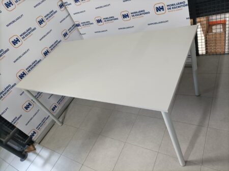 MESAS DE FORMAÇÃO / MULTIUSOS 4 PÉS 1600×800 – ML CINZA / CINZA (TUBO REDONDO) - Image 3