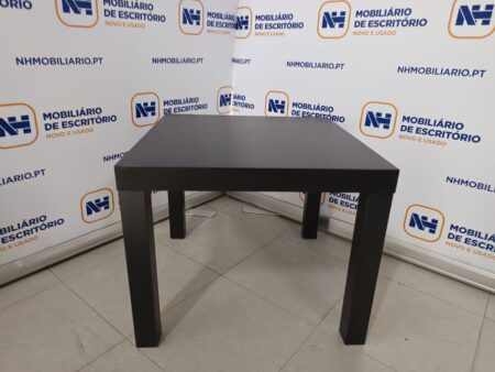 MESA DE CENTRO 550x550 - AGLOM MDF PRETO
