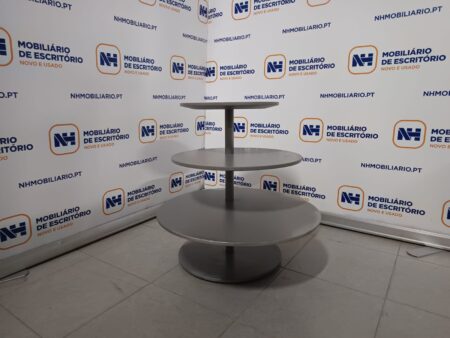MESA DE CENTRO 600x550 - CINZA-ALUMÍNIO - Image 2