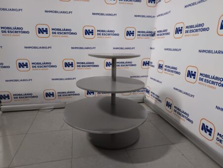 MESA DE CENTRO 600x550 - CINZA-ALUMÍNIO