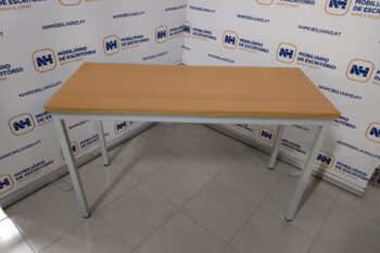 MESAS DE FORMAÇÃO / MULTIUSOS 4 PÉS 1200x500 – ML FAIA VAP / CINZA