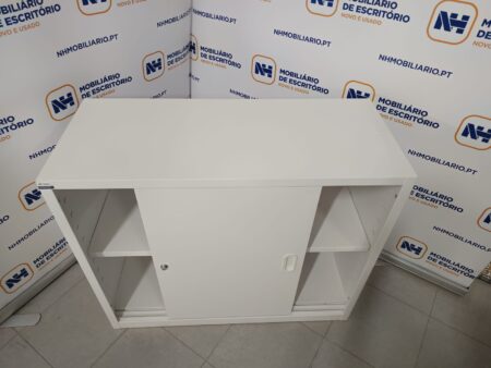 ARMÁRIOS ESCRITÓRIO DE APOIO PORTAS CORRER 800x950 - BRANCO - Image 3