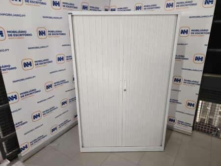 ARMÁRIOS ESCRITÓRIO PORTAS PERSIANA 1540x1000 - BRANCO