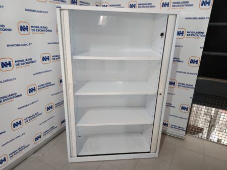ARMÁRIOS ESCRITÓRIO PORTAS PERSIANA 1540x1000 - BRANCO - Image 2