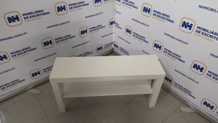 MESA DE CENTRO 460x900 - AGLOM MDF BRANCO - Image 2