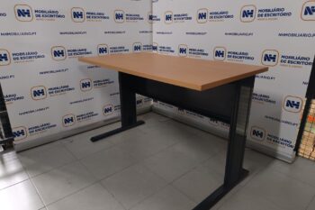 SECRETÁRIA ESCRITÓRIO OPERATIVA Linha UNI 1200x650 - ML FAIA / ANTRACITE