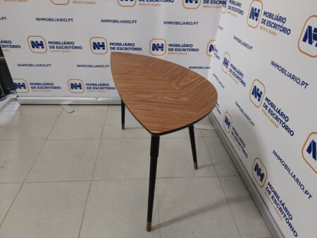 MESA DE CENTRO 760x390 - MDF CASTANHO / PRETO - Image 3