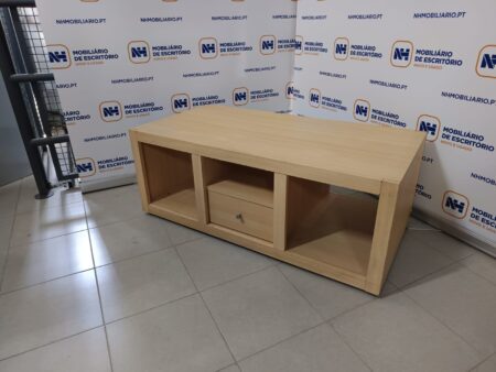 ARMÁRIO BAIXO DE APOIO C/ RODAS 1200x600 - MDF FAIA BÉTULA
