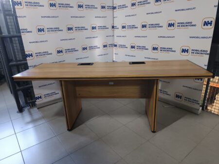 MESA DE APOIO / ESTUDO 1850x600 - MADEIRA CARVALHO