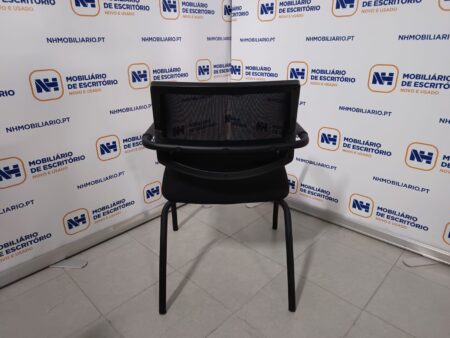 CADEIRAS MULTIUSOS AL.ROX 4 PÉS - COSTA REDE - TECIDO PRETO / PRETO - Image 3