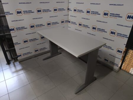 SECRETÁRIAS DE ESCRITÓRIO OPERATIVAS 1200x600 - ML CINZA / ALUMÍNIO - Image 2