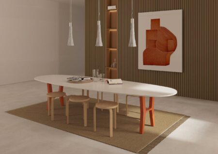 Mesa de Reuniões Linha STB.PON Elíptica - Image 2
