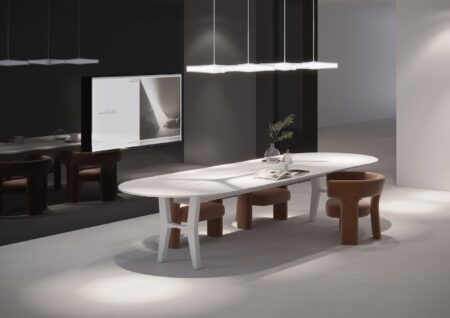 Mesa de Reuniões Linha STB.PON Oval