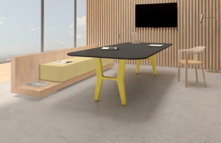 Mesa de Reuniões Linha STB.PON Retangular - Image 4