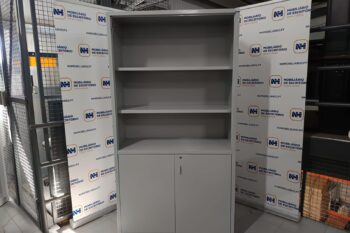 ARMÁRIOS MISTOS – ABERTOS / PORTAS DE BATER 1950x1000 – CINZA