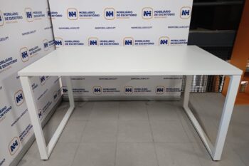 SECRETÁRIAS DE ESCRITÓRIO LINHA LKO 1600x700 - ML BRANCO / BRANCO